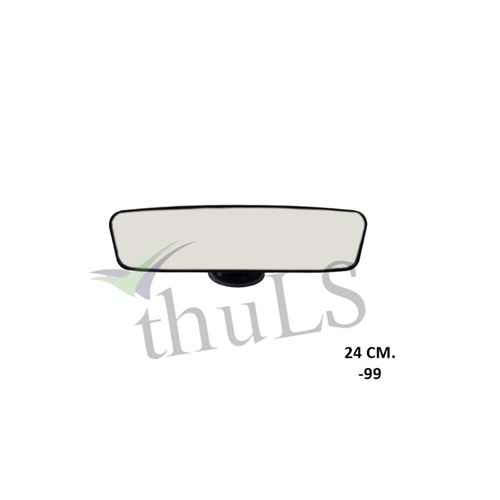 AYNA İÇ VANTUZLU -99 24 CM. SİYAH