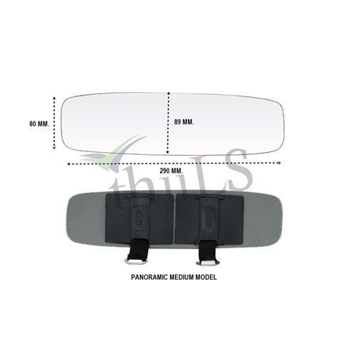 PANORAMIC AYNA MEDIUM MODEL 290MMX80MMX89 MM
