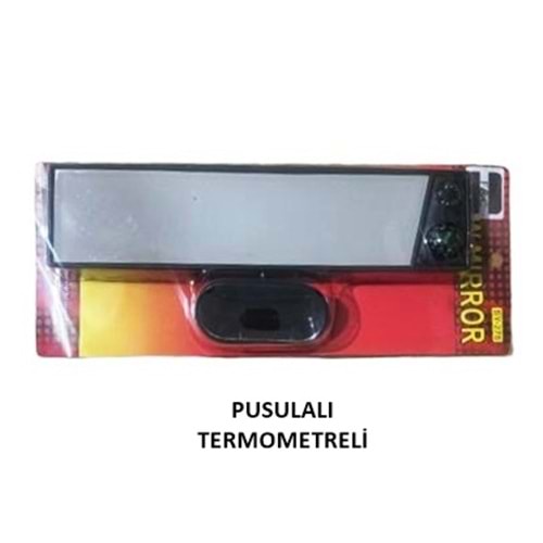 İÇ DİKİZ AYNA PUSULALI TERMOMETRELİ
