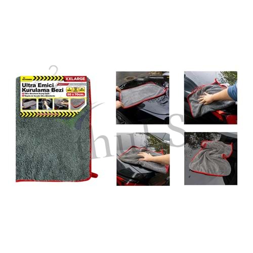 AUTOMIX ULTRA EMİCİ KURULAMA BEZİ -891 50X70 CM.