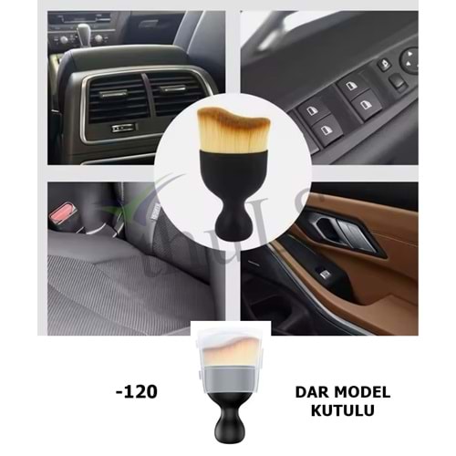 ARAÇ İÇİ TEMİZLEME FIRÇASI DAR KUTULU -120