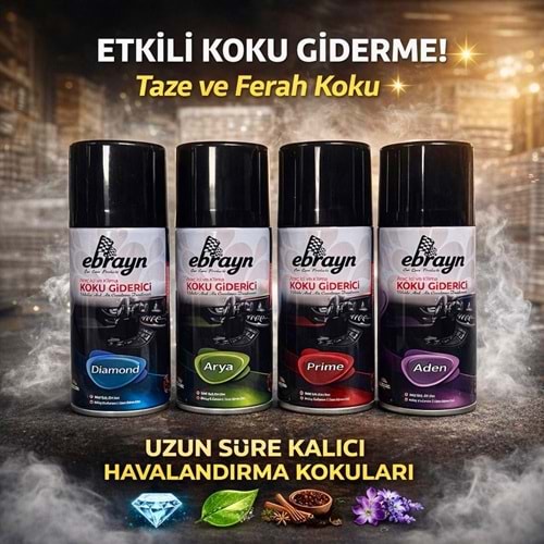 EBRAYN KLİMA BOMBASI PARFÜMLÜ SERİ (12Lİ PAKET)