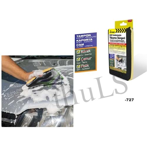 AUTOMIX ÇİFT FONK.YIKAMA SÜNGERİ -727