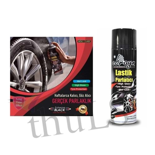 EBRAYN AEROSOL LASTİK PARLATICI 500 ML.