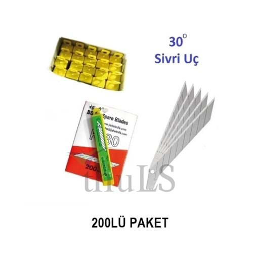 FİLM ÇEKME APARATI MAKET BIÇAK UCU 200LÜ