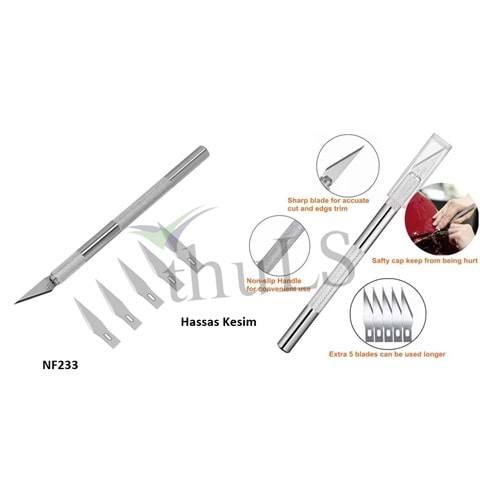 FİLM ÇEKME APARATI NF233 NEŞTER TİP MAKET BIÇAĞI