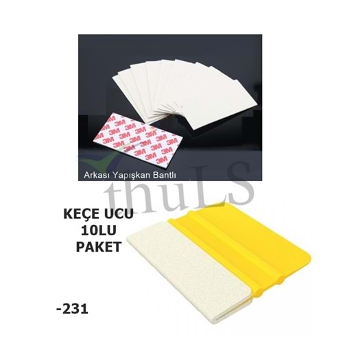 FİLM ÇEKME APARATI NF231 KEÇE UCU BEYAZ 10'LU