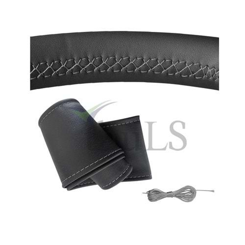 DİKME D.KILIFI PEDSİZ -168 DÜZ SİYAH GRİ İPLİ