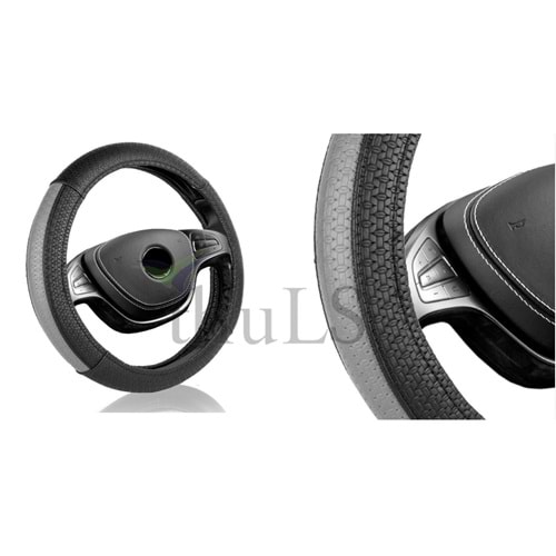 DİREKSİYON KILIFI AUTOMIX -3091 HASIR GRİ-SİYAH