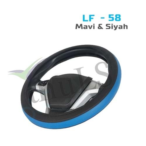 DİREKSİYON KILIFI GEÇME LF-58 ÇEMBER MAVİ-SİYAH