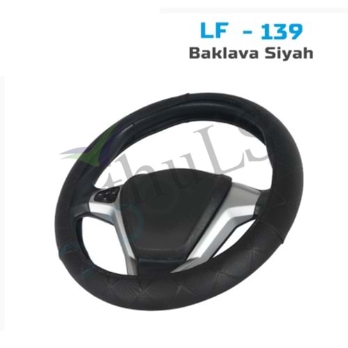 DİREKSİYON KILIFI GEÇME LF-139 BAKLAVA SİYAH