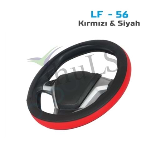 DİREKSİYON KILIFI GEÇME LF-56 KIRMIZI SİYAH