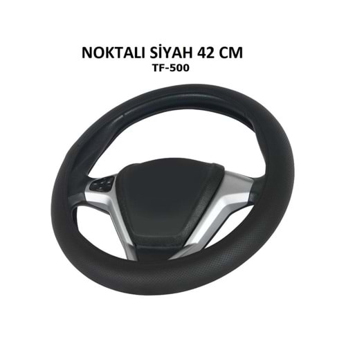 DİREKSİYON KILIFI GEÇME 42 CM. LF-500 NOKTALI SİYAH