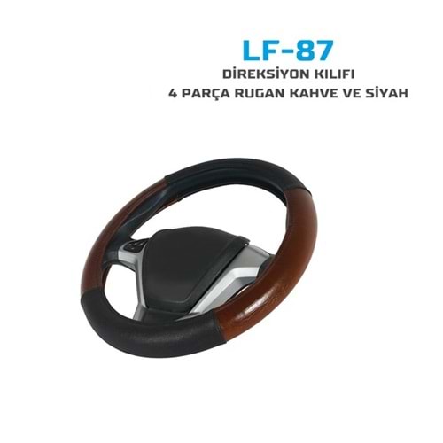 DİREKSİYON KILIFI GEÇME LF-87 RUGAN KAHVE-SİYAH
