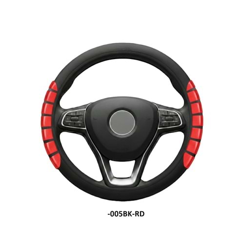 DİREKSİYON KILIFI GEÇME 38 CM. -005BK-RD SİYAH KIRMIZI