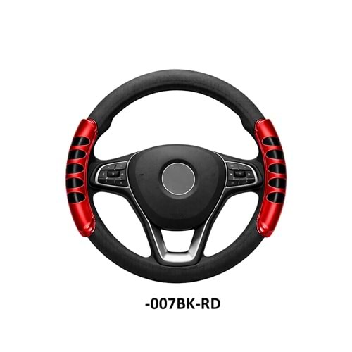 DİREKSİYON KILIFI GEÇME 38 CM. -007BK-RD SİYAH KIRMIZI