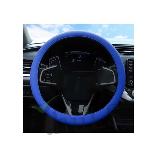 SERT SİLİKON GEÇME DİREKSİYON KILIFI MAVİ