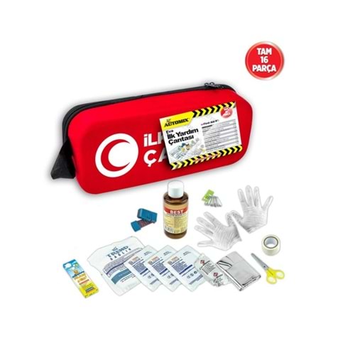 AUTOMIX EVA İLK YARDIM ÇANTASI -743 16 PARÇA