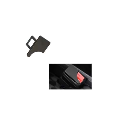 EMNİYET KEMER KAPAK TOKASI SİYAH PLASTİK