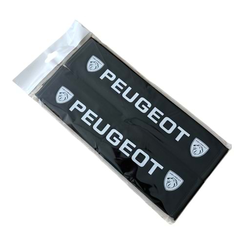 EMNİYET KEMER PEDİ 2Lİ PEUGEOT SİYAH
