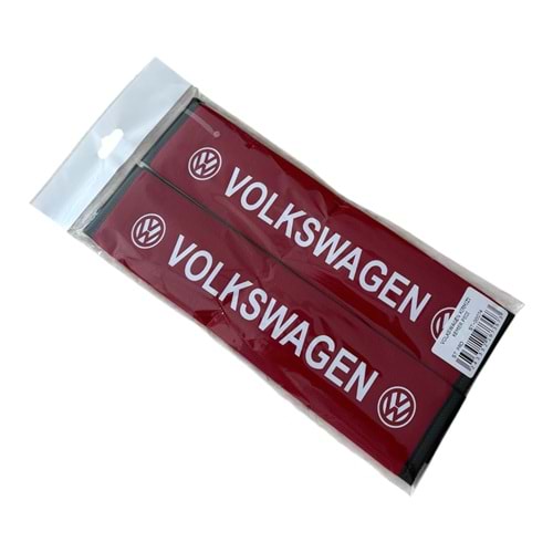 EMNİYET KEMER PEDİ 2Lİ VOLKSWAGEN KIRMIZI
