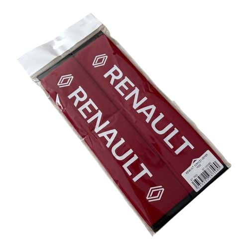 EMNİYET KEMER PEDİ 2Lİ RENAULT KIRMIZI