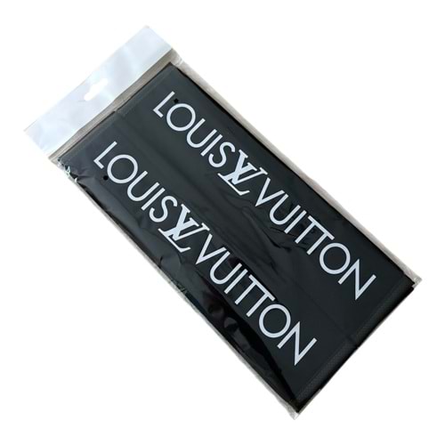 EMNİYET KEMER PEDİ 2Lİ LOUIS VUITTON SİYAH