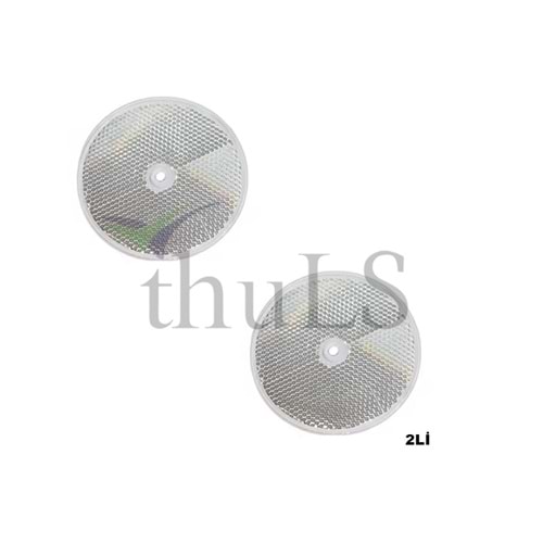 REFLEKTÖR VİDALI YUVARLAK 2Lİ BEYAZ