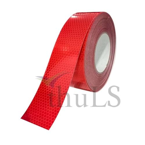 FOSFORLU REFLEKTÖR BANT 50 MT. KIRMIZI OS-