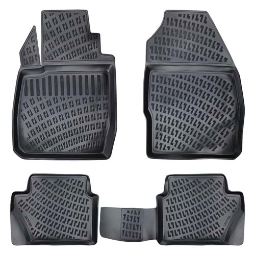 FORD FIESTA 2002-2009 3D PASPAS SİYAH