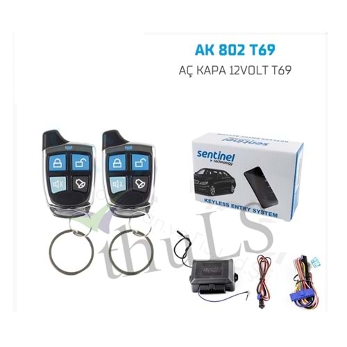 AÇMA KAPAMA KUMANDA 12V T69