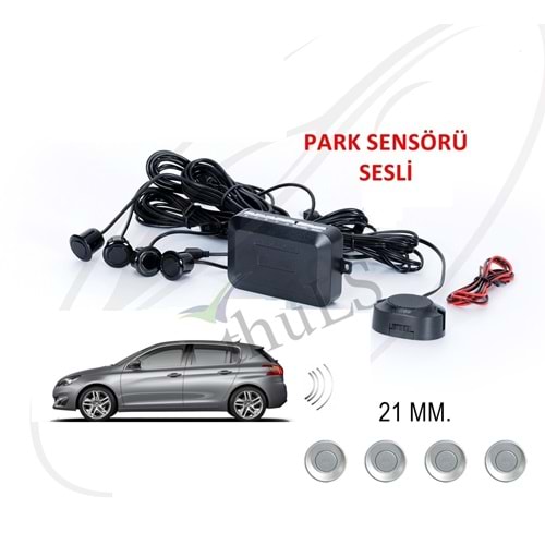 PARK SENSÖRÜ -61 21 MM. SESLİ GRİ
