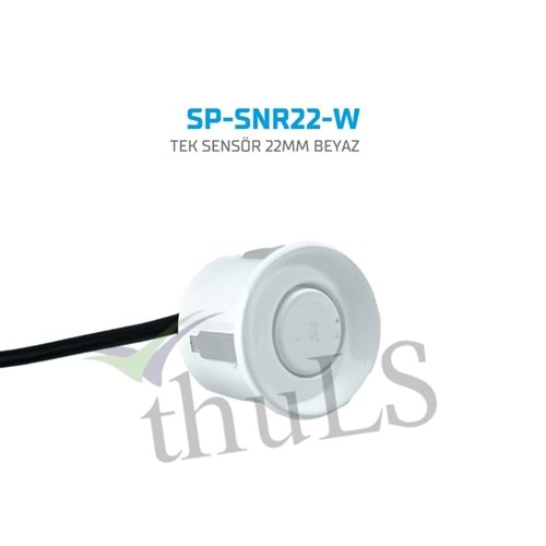 PARK SENSÖRÜ TEK SENSÖR 22 MM. BEYAZ