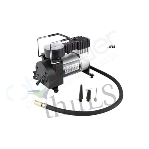 HAVA KOMPRESÖRÜ 12V -434 TEK PİSTON IŞIKSIZ