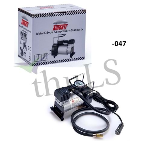 AUTOKIT KOMPRESÖR -047 METAL GÖVDE STANDART
