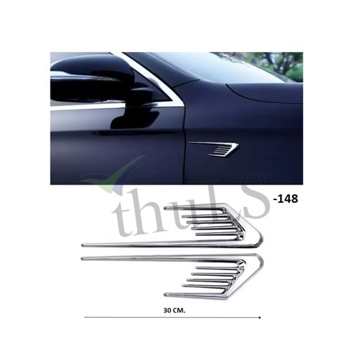 ÇAMURLUK SÜSÜ VENTİL ÇİZGİLİ KROM -148