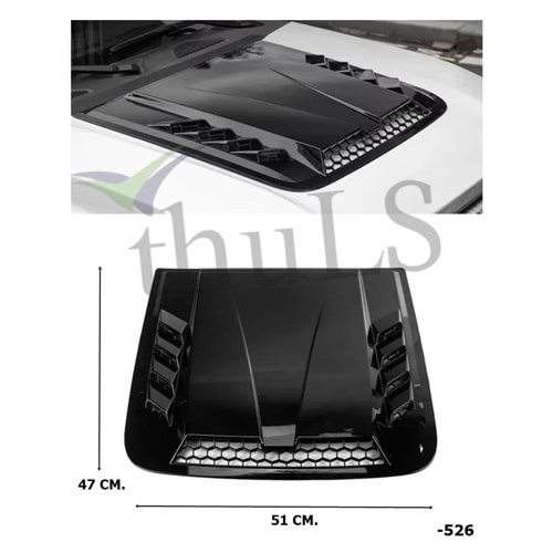 KAPUT ÜSTÜ HAVALANDIRMA -526 SİYAH