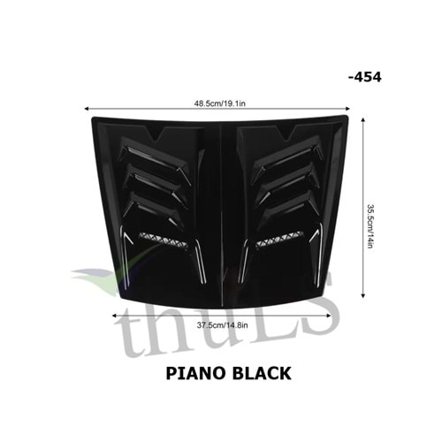 KAPUT ÜSTÜ HAVALANDIRMA -454 BÜYÜK SİYAH