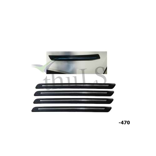 TAMPON KORUYUCU -470 SİYAH KROM ŞERİTLİ