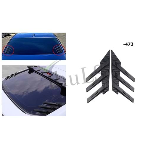 TAMPON DEKOR VENTIL -473 4 PARÇA SİYAH