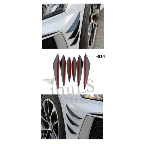 TAMPON SÜSÜ VENTİL SİYAH 6LI -514