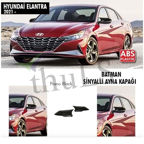 HYUNDAI ELANTRA 2021- SİNYALLİ BATMAN AYNA KAPAĞI