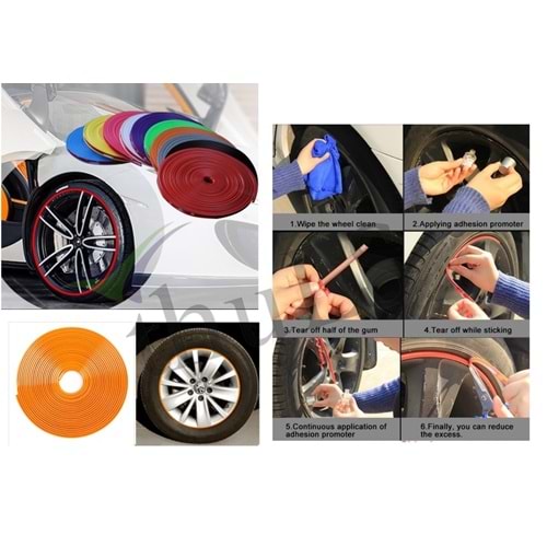 JANT ŞERİDİ GEÇMELİ 8 METRE TURUNCU