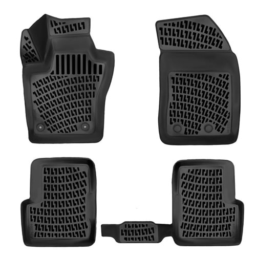 JEEP RENEGADE 2015- 3D PASPAS SİYAH