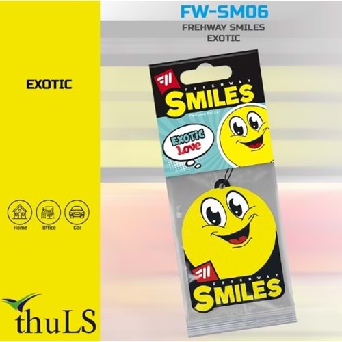 DRY SMILE KAĞIT KOKU SM-06 EXOTIC