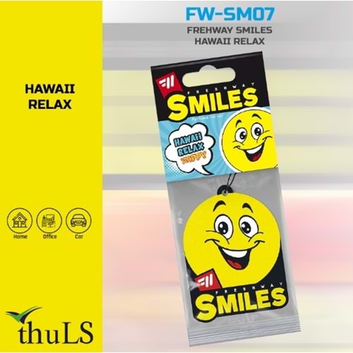 DRY SMILE KAĞIT KOKU SM-07 HAWAII RELAX