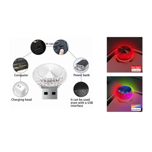 DİSKO TOPU MİNİ USB -105 SESE DUYARLI