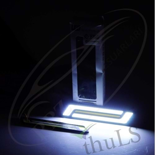 GÜNDÜZ FARI -09 12V BMW TİP 64+18 LED SİNYALLİ BEYAZ SARI