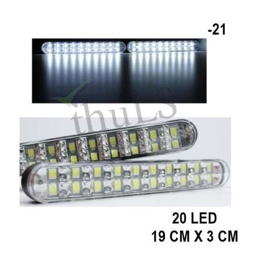 GÜNDÜZ FARI -21 20 LED EKO 19 CMX3 CM