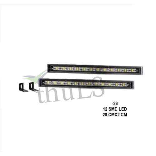 GÜNDÜZ FARI -26 12 SMD LED 28 CM-2 CM